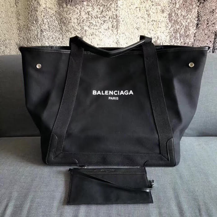 BALENCIAG巴黎世家 BALENCIAGA Navy Cabas子母手提包 沙灘包  BL1340